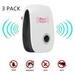 Ultrasonic Pest Repeller(3 Pack) Electronic Plug in Mouse and Rat Repeller Pest Control Insect and Spider Repellent Mice Repellent for Mosquitos Flies Roaches Rats Mice