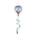 Evergreen Fluttering Dragonfly Burlap Animated Balloon Spinner