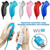 OUSITAID Nunchuk Video Game Controller Remote for Wii & Wii U Remote Blue