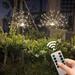 Willstar LED Solar Firework Light Outdoor Solar Garden Lights 120 LED DIY Fireworks Stake Landscape Starburst Fairy Decorative Lights for Pathway Walkway Backyard Flowerbed Patio Lawn Yard