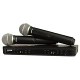 Shure BLX288/PG48 Wireless Dual Vocal System with Two PG58 Handheld Transmitters. H9 Band
