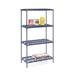 Nexel Industries DS18486Z Heavy Duty Starter Shelf Unit- Poly-Z-Brite - 18 x 48 x 63 in.