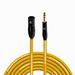 Coluber Cable Balanced 3-Pin XLR to TRS 1/4 Stereo/Mic Cable - 50ft
