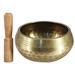 Tibetan Buddhist Singing Bowl Buddha Sound Bowl Musical Instrument for Meditation with Stick Yoga Home Decoration