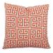 Majestic Home Goods Indoor Outdoor Orange Towers Extra Large Decorative Throw Pillow 24 in L x 10 in W x 24 in H