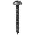 AMZ Clips And Fasteners 50 #8 X 1-1/2 Phillips Flat Top Washer Head Screws BlK