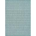 Unique Loom Deco Trellis Indoor/Outdoor Trellis Rug Teal/Ivory 7 1 x 10 Rectangle Trellis Contemporary Perfect For Patio Deck Garage Entryway