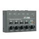 Professional DX400 Audio Mixer Stereo 4 Channel Audio Mixer 5V 2A USB Power Mixer for Recording Studio Console Stage