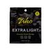 ZIKO DAG-010 Extra Light Acoustic Folk Guitar Strings High Carbon Steel Core Wire Brass Wound Corrosion Resistant 6 Strings Set