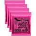 Ernie Ball Electric Guitar Strings 2223 Super Slinky Nickel Wound 4 Pack