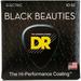 DR Strings Black Beauties Coated Electric Strings Medium-Heavy (10-52)