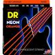 DR Handmade Strings 45-125 DR Hi-Def Neon Bass 5 String Orange