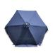 9ft 6 Ribs Replacement Umbrella Canopy w/Fringed Valance in Navy (Canopy Only)
