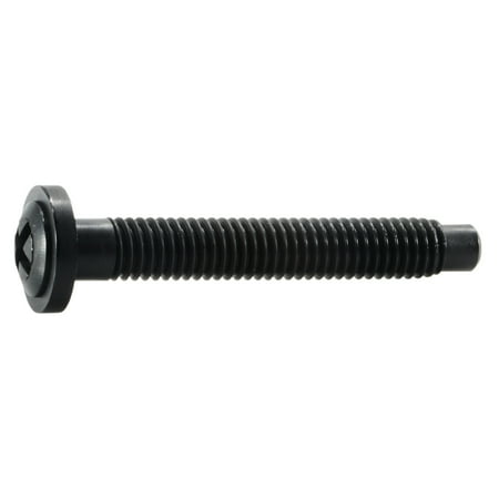 3/8 -16 x 2-1/2 Black Nylon Plastic Coarse Thread Phillips Hex Bolts MSHN-051