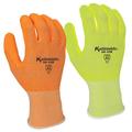NS KutShieldzâ„¢ Hi-Vis Polyurethane Palm Coated Hi-Vis Level A3 Cut Resistant Gloves Hi-Vis Orange Large (12 Pairs)