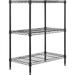 BestOffice New Wire Shelving Cart Unit 3 Shelves Shelf Rack Layer Tier