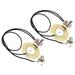 2Pcs 50MM Guitar Piezo Transducer Prewired Amplifier