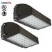 LEONLITE 2-Pack LED Full Cutoff Wall Pack 45W(420W Eqv.) 5850lm UL Listed Dimmable Outdoor Security Light IP65 Waterproof 5000K Daylight for Warehouse Factory Backyard Garage