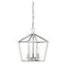 Savoy House 3-320-3-109 Townsend 3 Light Foyer Pendant in a Polished Nickel Finish (10 W x 15 H)