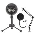 Blue Microphones Snowball USB Mic (Gloss Black) w Knox Boom Arm & Pop Filter