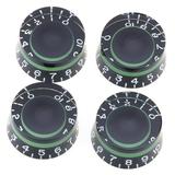 Imperial Inch Size Control Speed Knobs for USA Made Les Paul Style Electric Guitar 4 Knobs Green