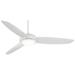 Minkaaire Concept Iv Concept Iv 54 3 Blade Indoor / Outdoor Smart Led Ceiling Fan - White