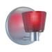 Jesco Lighting WS293-RD Single Light Wall Sconce- Satin Nickel Finish- Red