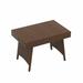 Costaelm Monroe Outdoor Wicker Rattan Foldable Side Table Brown