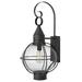 Hinkley Lighting 2205 26.75 Height 1-Light Lantern Outdoor Wall Sconce with Clear Seedy Shade from the Cape Cod Collection