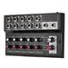 Muslady MIX5210 10-Channel Mixing Console Digital Audio Mixer Stereo for Recording DJ Network Live Broadcast Karaoke