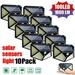 Elbourn Outdoor 100 LED Solar Light Motion Sensor 10 Pieces for Garden