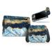 Design Skinz Compatible Nintendo 3DS XL Skin Decal Scratch Resistant Cover Foiled Marble Agate