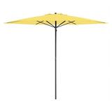 Afuera Living 7.5ft UV Resistant Yellow Fabric Beach/Patio Umbrella
