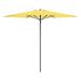 Afuera Living 7.5ft UV Resistant Yellow Fabric Beach/Patio Umbrella