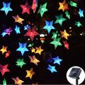 Morttic Star Solar String Lights 100 LED 39ft Solar Lights Outdoor 8 Modes Waterproof Solar Fairy Light Star Twinkle Light with Memory for Balcony Party Patio Garden Yard & Home Decor (Multicolor)