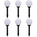 ikayaa Outdoor Pathway Lamps 6 pcs LED 7.9 with Ground Spike