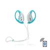 PYLE-SPORT PWBH18BL - Water Resistant Bluetooth Sports Headphones - Weatherproof Headphones with Built-in Mic for Hands-Free Talking Ability (Blue)