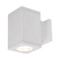 Wac Lighting Dc-Ws05-Ss Cube Architectural 1 Light 7 Tall Led Outdoor Wall Sconce - White