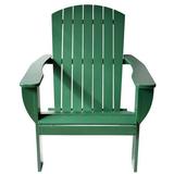 RSI Riverstone Solid Cedar Adirondack Extra Wide Chair with build in bottle opener & matching folding table - Forest Green