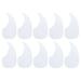 Uxcell Acoustic Guitar Pickguard Fit 41 Self Adhesive Right Handed Electric Guitar Parts Water Drop Shape Clear 10 Pack