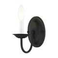 Livex Lighting - Home Basics - 1 Light Wall Sconce in Farmhouse Style - 4.25