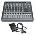 Rockville RPM1470 14 Channel 6000w Powered Mixer USB Effects+12-Ch Snake Cable