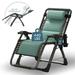 ABORON Zero Gravity Chair Reclining Lounge Chair with Removable Tray for Indoor and Outdoor Ergonomic Patio Recliner Folding Reclining Ice Silk Chair