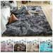 SUPERHOMUSE 1Pc Soft Comfortable Long Plush Area Rug Soft Fake Fur Washable Non-Slip Decorative Floor Mat for Living Room Bedroom Playing Room