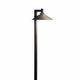 4.3W 1 Led Path Light with Utilitarian Inspirations 26 inches Tall By 7.25 inches Wide-Centennial Brass Finish-2700 Color Temperature Bailey Street