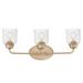 Maxim Lighting - Acadia-Bath Vanity Light-Bell Shaped Glass Shades-10.5 inches