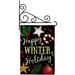 Christmas Happy Winter Holiday Garden Flag Set 13 X18.5 Double-Sided Decorative Vertical Flags House Decoration Small Banner Yard Gift