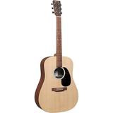 Martin Guitar X Series D-X2E Acoustic-Electric Guitar with Gig Bag Sitka Spruce and KOA Pattern High-Pressure Laminate D-14 Fret Performing Artist Neck Shape