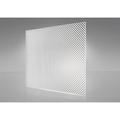 Fluorolite Plastics| Clear Acrylic Prismatic Lighting Panel - Heavy Duty | 0.125 Thickness | For Overhead Fixtures | 4 Pack - 23 3/4 x 47 3/4