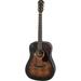Aria Delta Player 6 String Acoustic Guitar Muddy Brown Matte Finish Dreadnought ARIA-111DP